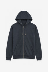 Men Branded Zipper Hoodie - D/Grey