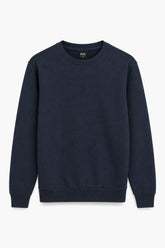 Men Branded Fleece Sweatshirt - Blue