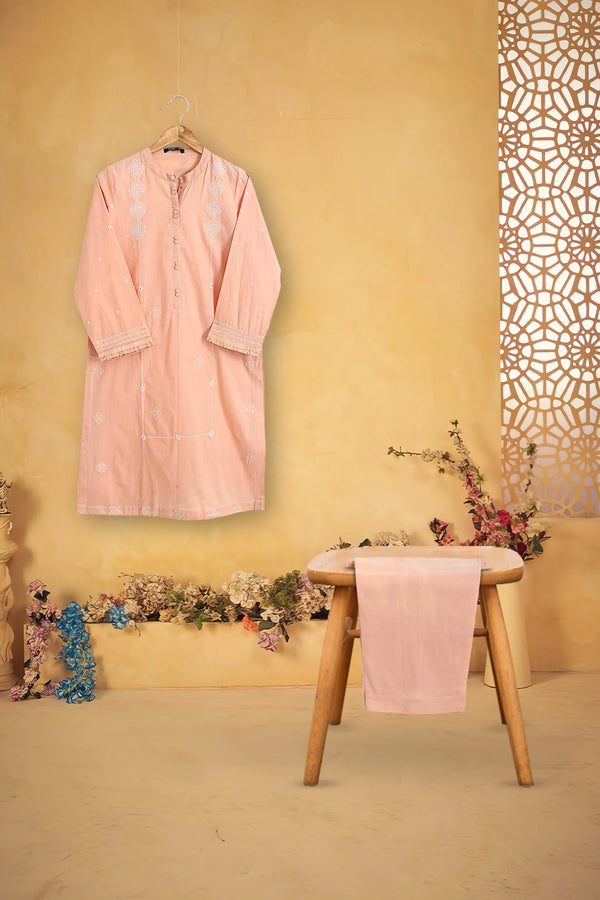 2 PIECE EMB LAWN SUIT
