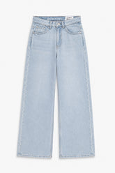 Boy Branded loose fit Denim Pant -ICE BLUE