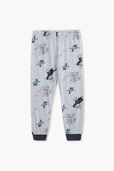 Girls Branded Pajama - Grey