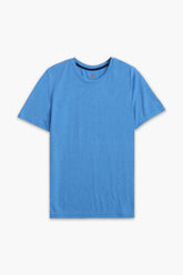 Men Branded R-Neck Tee - Blue