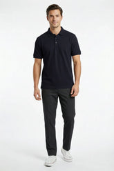 Men Branded Polo - D/Blue