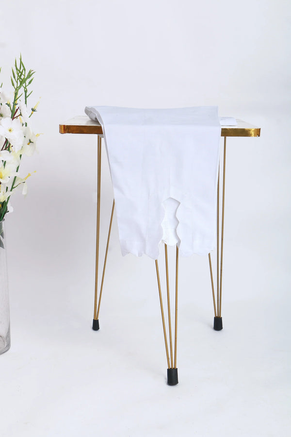 SOLID COTTON TROUSER