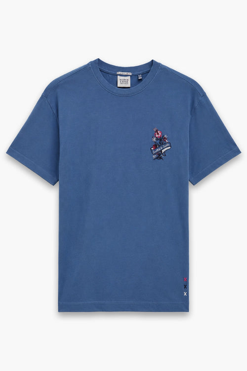 Women's Branded Graphic T-Shirt - Blue
