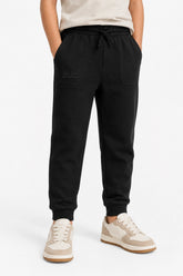 Boys Branded Trouser - Black