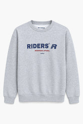 Women Branded Fleece Sweatshirt - Grey