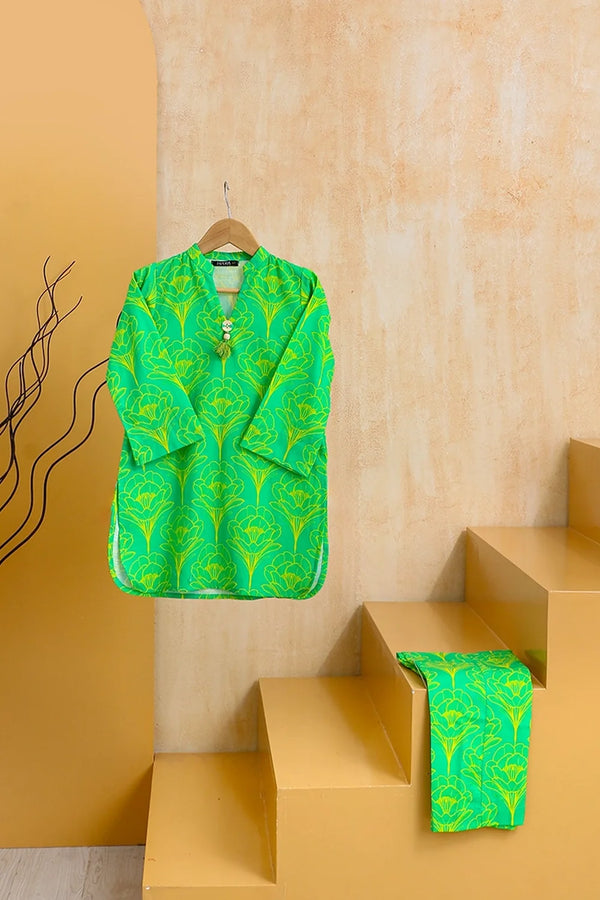 2 PIECE PRINTED KHADDAR SUIT