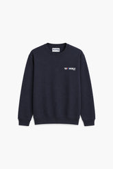 Men Branded Graphic Sweatshirt - D/Blue