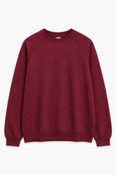 Men Branded Fleece Sweatshirt - Maroon