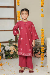 2 PIECE EMB LAWN SUIT