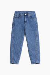 Girls Branded Denim Pant - M/Blue