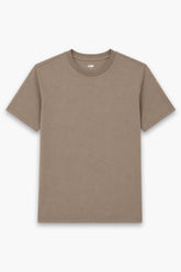 Men Branded Basic T-Shirt - Khaki