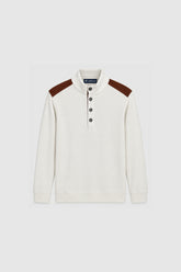Men Branded Mockneck - Fawn