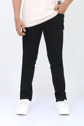 Man Old Navy Straight Fit Denim Jeans - Black