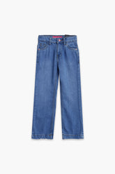 Denim Wide Leg Pant