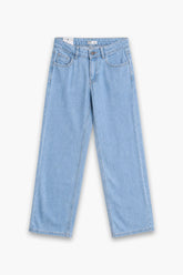 Boy Branded Loose fit Denim Pant - L/Blue