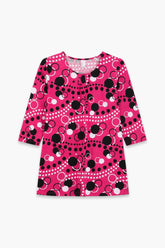 Women's Branded Printed T-Shirt - Pink