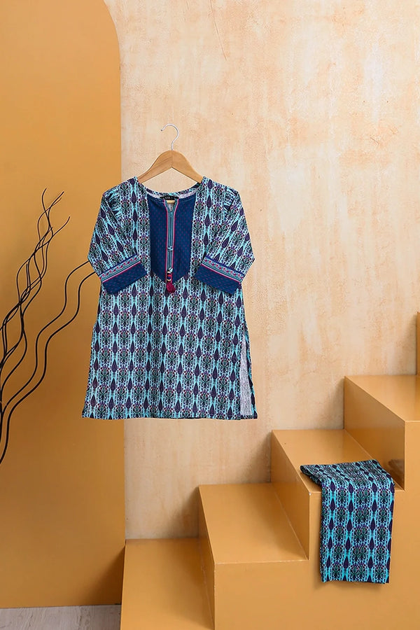 2 PIECE PRINTED KHADDAR SUIT