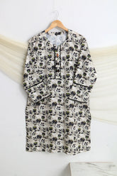 PRINTED SLUB SHIRT
