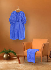2 PIECE EMB LAWN SUIT