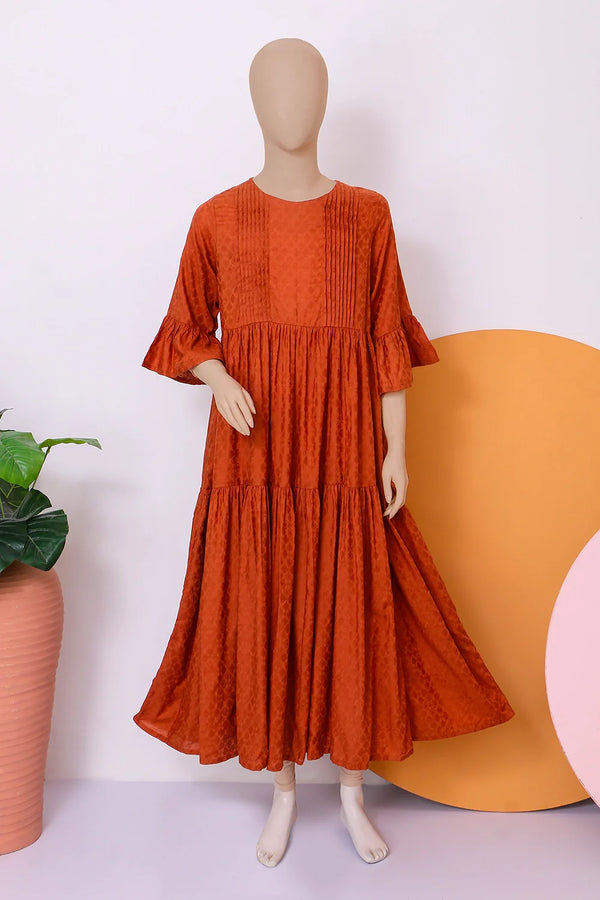 JACQUARD LONG DRESS