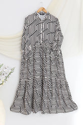 VISCOSE LONG DRESS