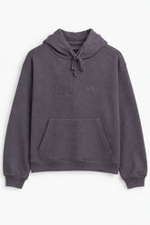 Women Branded Graphic Pullover Hoodie - D/Purple