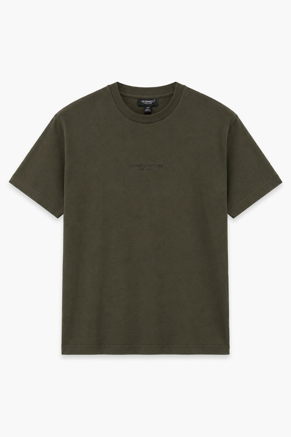 Men Branded Graphic T-Shirt - Green