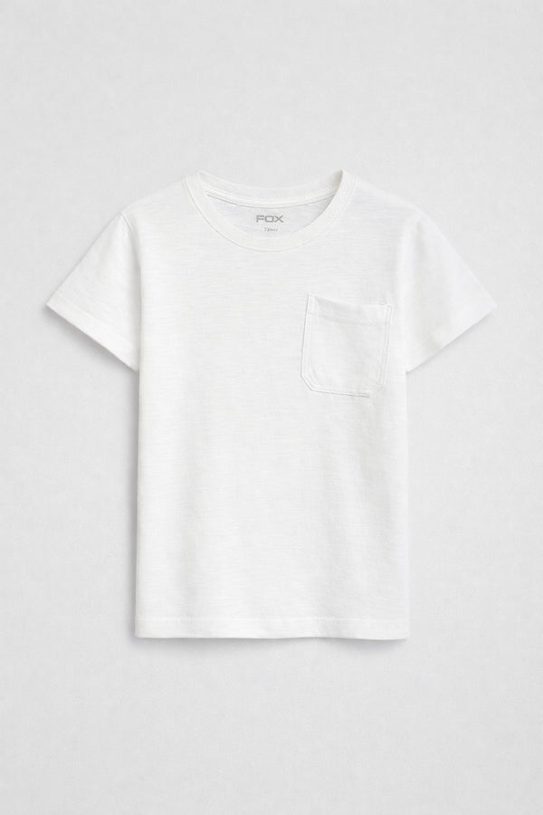 Boys Branded T-Shirt - White