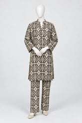PRINTED KHADDAR SUIT
