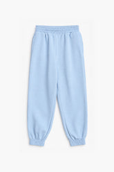 Girls Branded Fleece Trouser - L/Blue