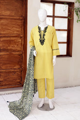 3 PIECE LAWN EMB SUITS