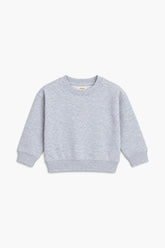 Boys Branded Sweatshirt - Heather Grey