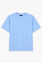 Men Branded Graphic T-Shirt - L/Blue