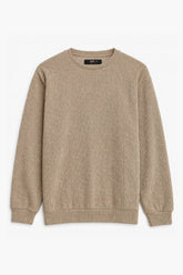 Textured Knit Sweatshirt