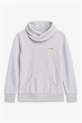 Women Branded High Neck - Grey