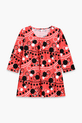 Women's Branded Printed T-Shirt - Orange
