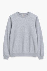 Men Branded Fleece Sweatshirt - L/Grey
