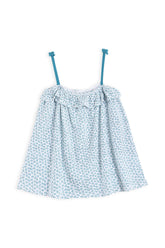 Girls Branded Graphic Short Tunic - Green