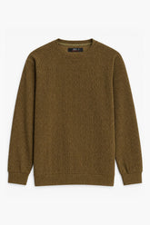 Textured Knit Sweatshirt