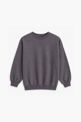 Girls Branded Fleece Sweatshirt - D/Grey