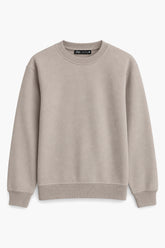 Women Branded Fleece Sweatshirt - Camel