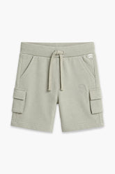 Boy Branded Cargo Short - L/Green