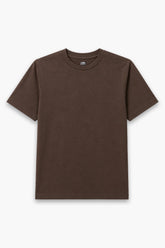 Men Branded Basic T-Shirt - Brown