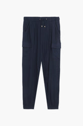 Women's Cargo Trouser (Brand: NEXT) - Navy