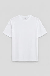 Men Branded Basic T-Shirt - White