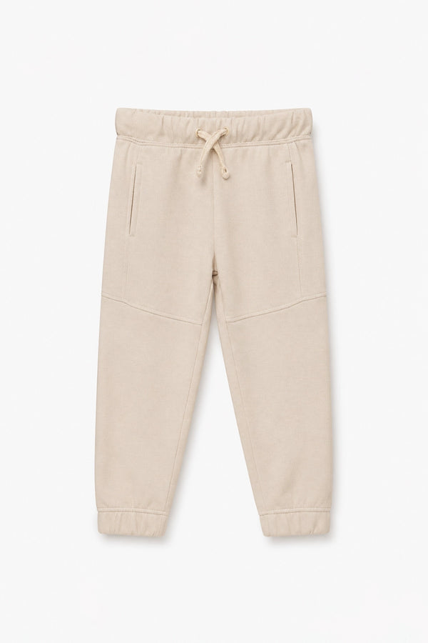 Boys Branded Trouser - Cream