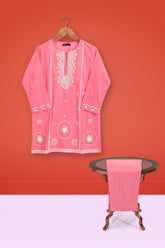2 PIECE EMB LAWN SUIT