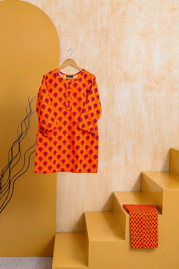 2 PIECE PRINTED KHADDAR SUIT